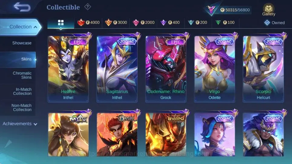 Mobile Legends: Bang Bang Accounts Global|Skin 163|Renowned|LuckyBox Silvanna+Pharsa| image 8