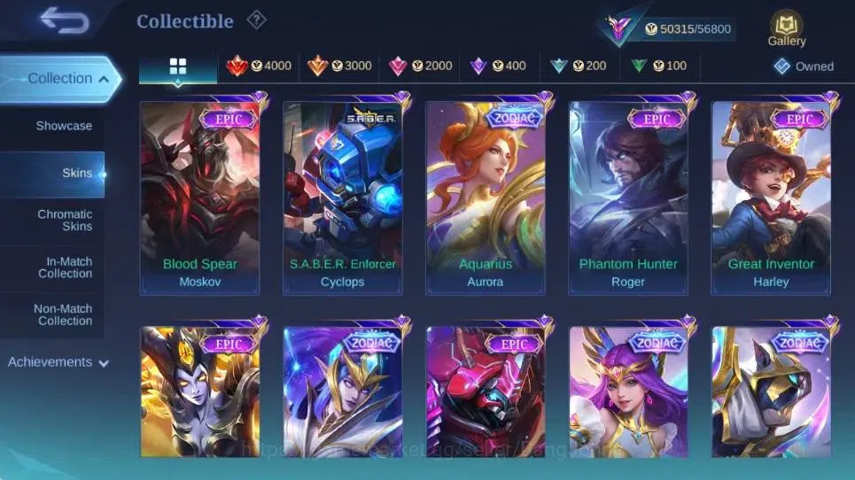 Mobile Legends: Bang Bang Accounts Global|Skin 163|Renowned|LuckyBox Silvanna+Pharsa| image 9
