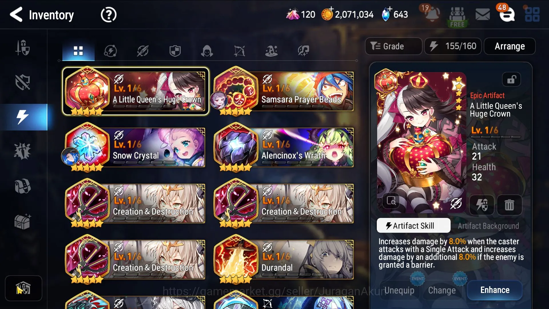 Epic Seven Accounts Asia verif|16ML(WTenebria,LW Peira,Karin,Iseria)17 image 5