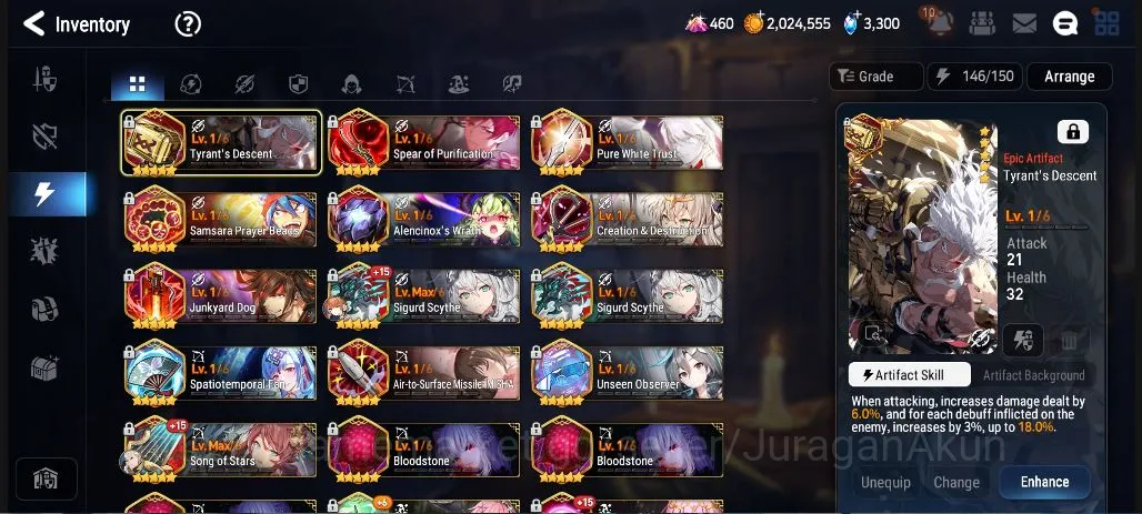 Epic Seven Accounts Mid-Tier Asia Unverif|12ML(NW Luna,Ilynav,Ray,Vivian,LC Bellona)|Many Resource+220 Hero|WB Auto|PoH 9