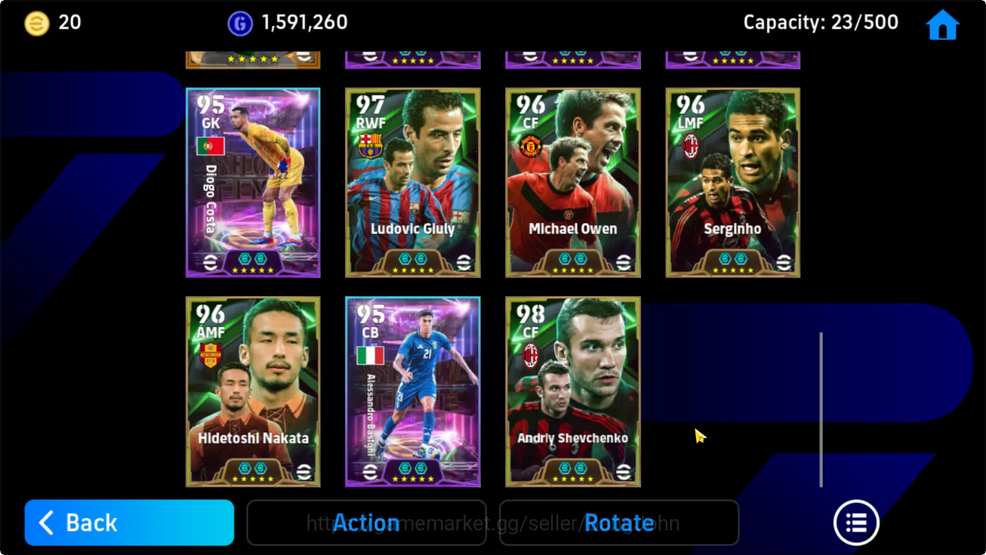 eFootball Accounts Others power 3184 | Showtime (Michael Olise, Carvajal,Bellingham,Cavani,Diego Costa, Alessandro 6