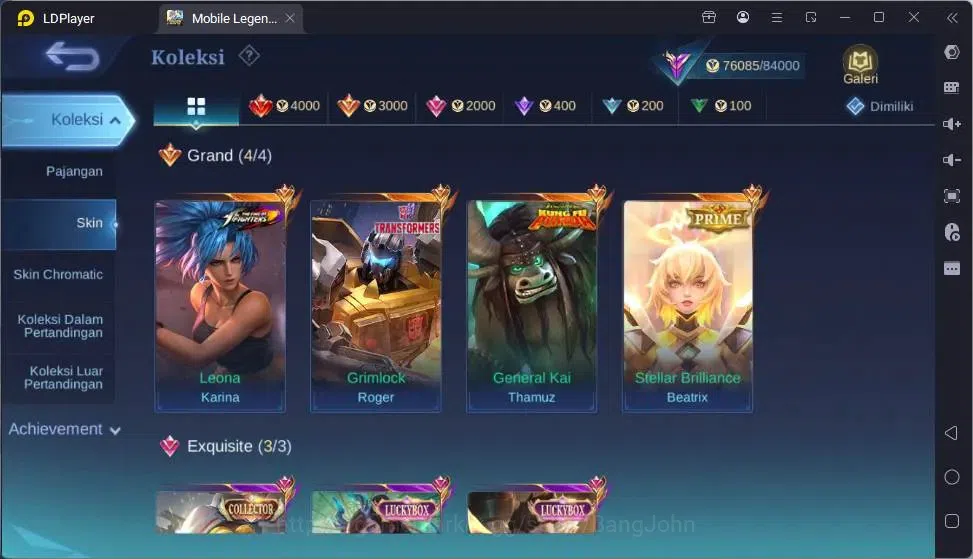 Mobile Legends: Bang Bang Accounts Global|Hero132|Skin 301|Renowned|K.F.P Thamuz|Coll image 13