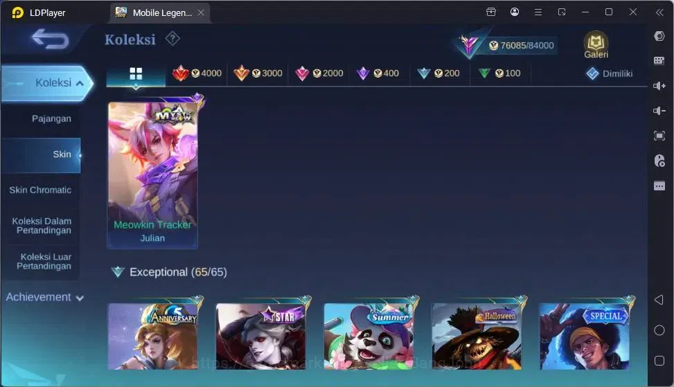 Mobile Legends: Bang Bang Accounts Global|Hero132|Skin 301|Renowned|K.F.P Thamuz|Coll image 5