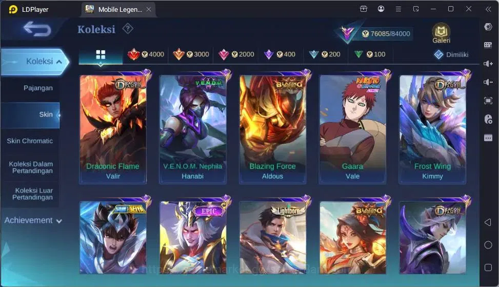 Mobile Legends: Bang Bang Accounts Global|Hero132|Skin 301|Renowned|K.F.P Thamuz|Coll image 8