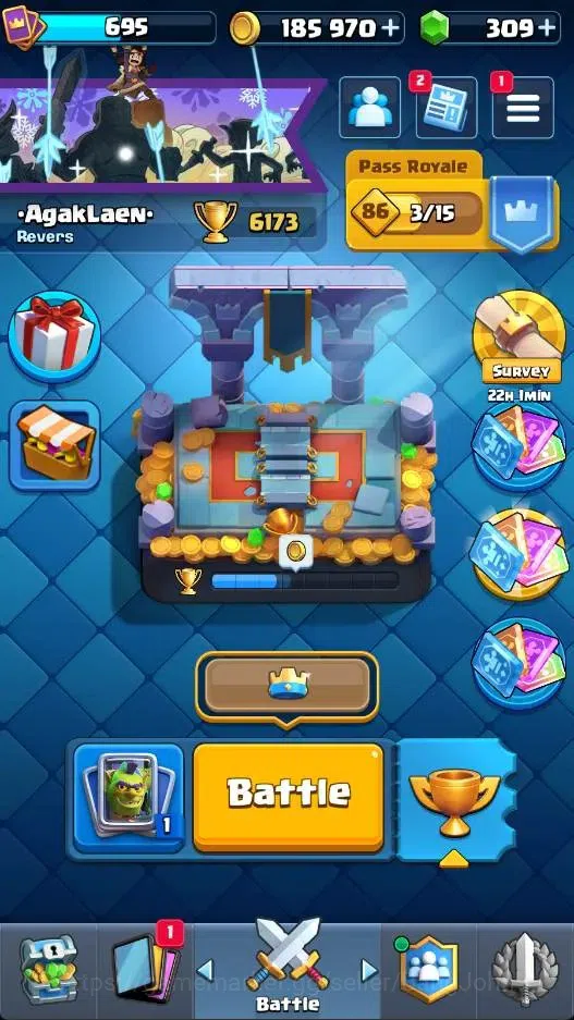 Clash Royale Accounts Mobile |KTL 11|Trophy 6203|Card 81/121|1 Heroes|4  image 17
