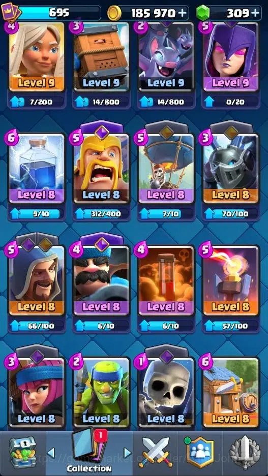 Clash Royale Accounts Mobile |KTL 11|Trophy 6203|Card 81/121|1 Heroes|4  image 4