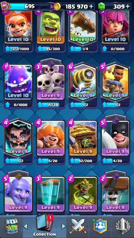 Clash Royale Accounts Mobile |KTL 11|Trophy 6203|Card 81/121|1 Heroes|4  image 5