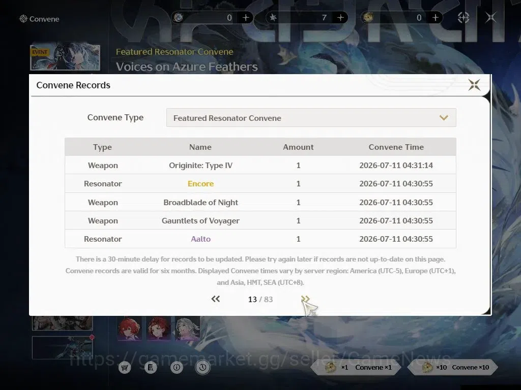 Wuthering Waves Accounts Others SEA |UL 49|2 Limited| Yangyang: Xuanling RC 3 + Signature, Rebecca |DB Lvl 30|MC Female|Log 13