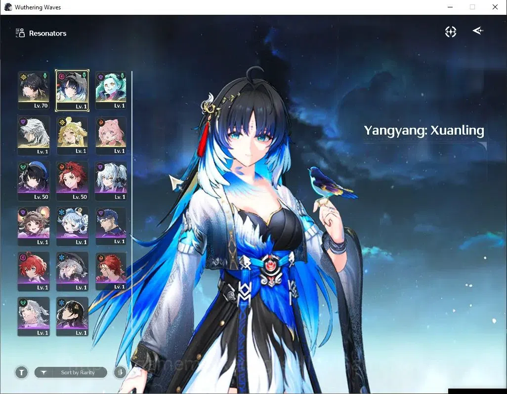 Wuthering Waves Accounts Others SEA |UL 49|2 Limited| Yangyang: Xuanling RC 3 + Signature, Rebecca |DB Lvl 30|MC Female|Log 2