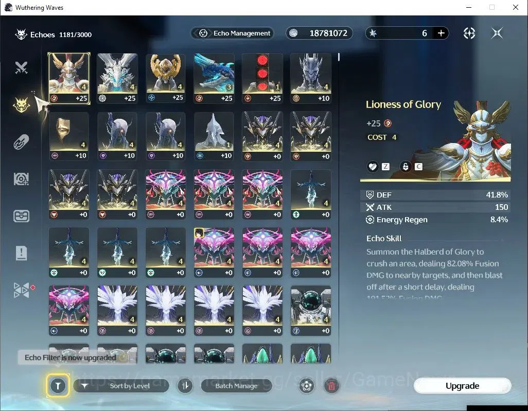 Wuthering Waves Accounts Others SEA |UL 49|2 Limited| Yangyang: Xuanling RC 3 + Signature, Rebecca |DB Lvl 30|MC Female|Log 6