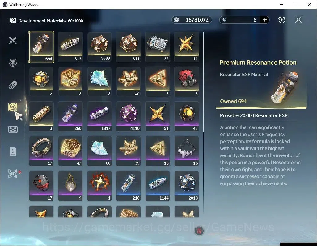Wuthering Waves Accounts Others SEA |UL 49|2 Limited| Yangyang: Xuanling RC 3 + Signature, Rebecca |DB Lvl 30|MC Female|Log 7