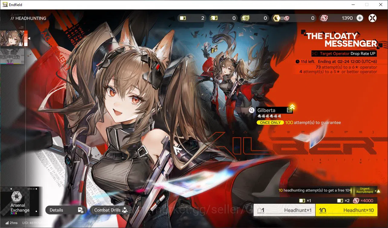 Arknights: Endfield Accounts Asia Lv51|1k Arsenal|5SSR(LaevatainP3+Sign,Last Ri image 12