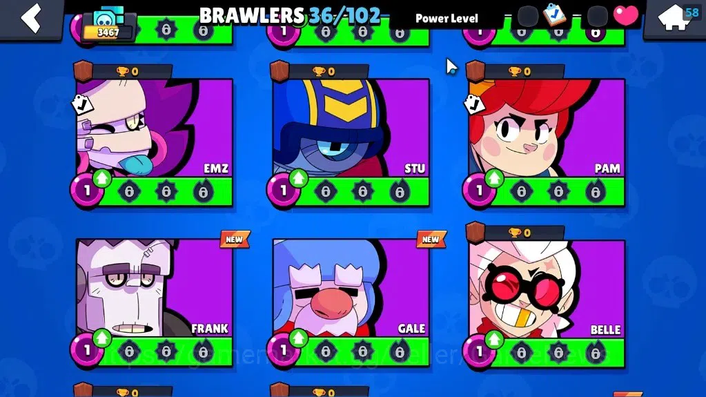 Brawl Stars Accounts 3467 Trophy|36 Brawlers 4 Max Lvl[Full Buffies Bul image 12