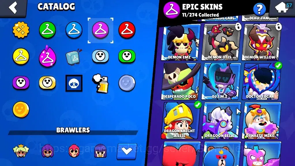 Brawl Stars Accounts 3467 Trophy|36 Brawlers 4 Max Lvl[Full Buffies Bul image 15