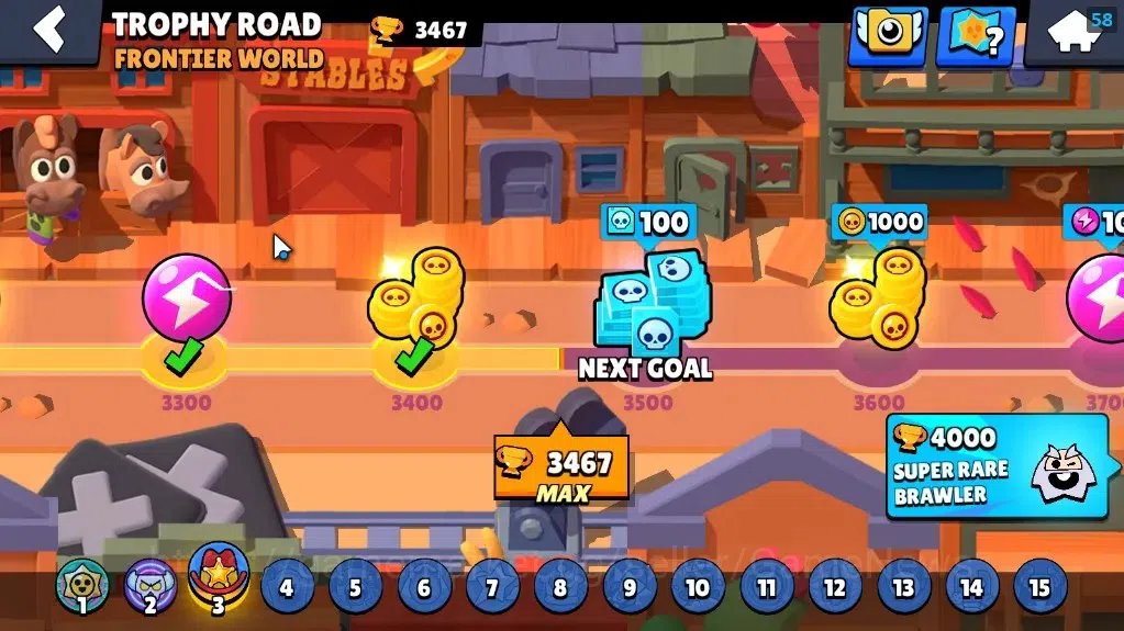 Brawl Stars Accounts 3467 Trophy|36 Brawlers 4 Max Lvl[Full Buffies Bul image 6
