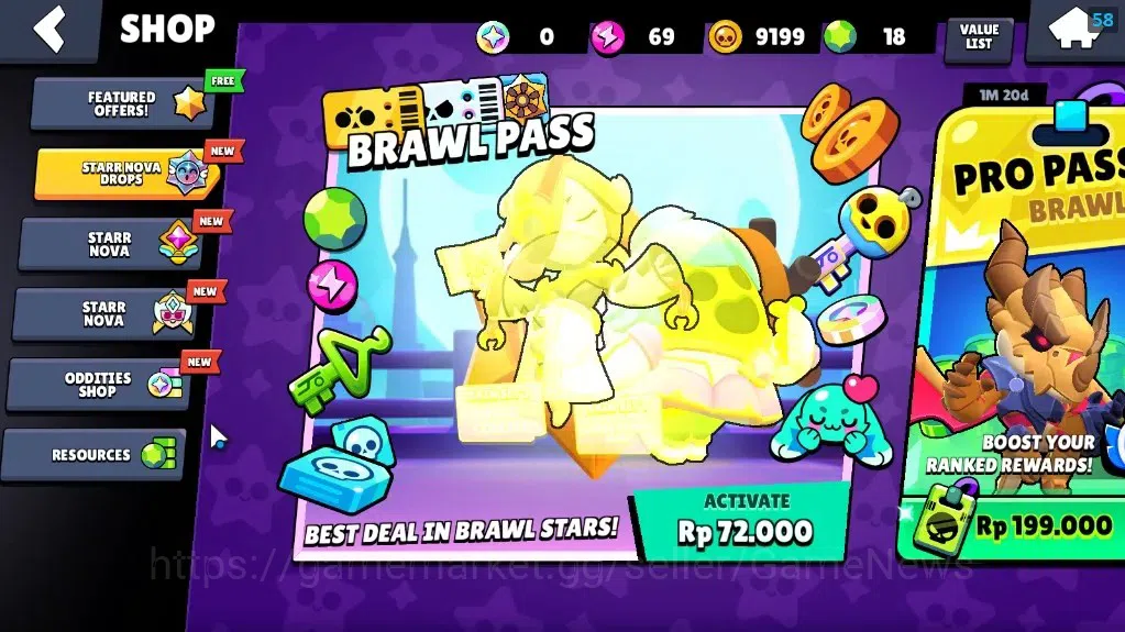 Brawl Stars Accounts 3467 Trophy|36 Brawlers 4 Max Lvl[Full Buffies Bul image 7