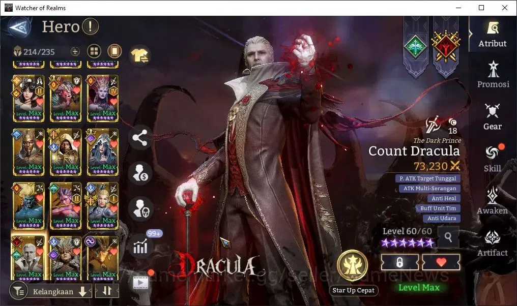Watcher of Realms Accounts Global 60x|Lv 78|6,2M Power|10 Lord[IgridA3,Prateu image 10
