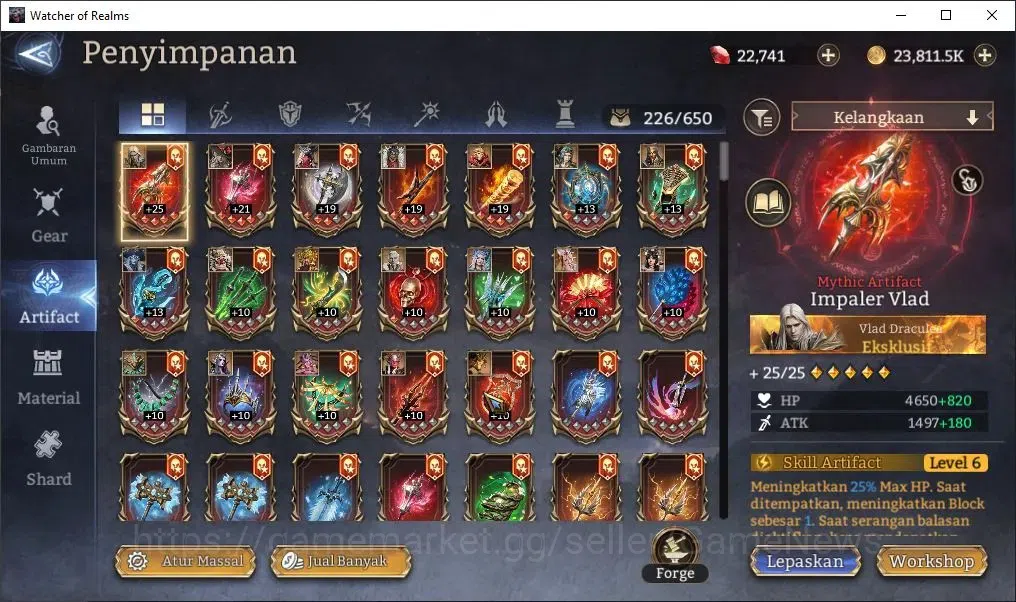 Watcher of Realms Accounts Global 60x|Lv 78|6,2M Power|10 Lord[IgridA3,Prateu image 16