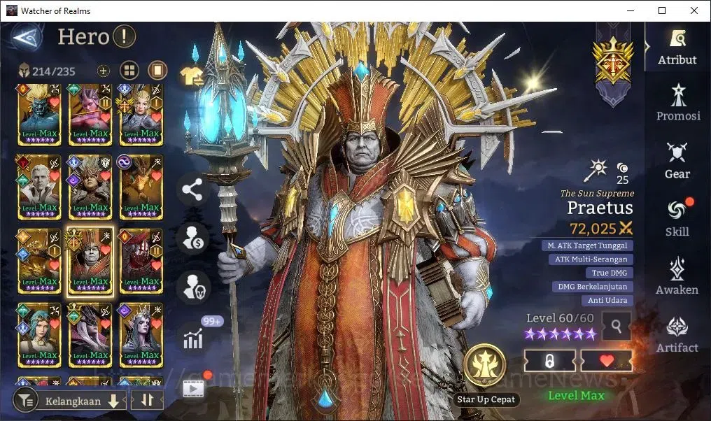 Watcher of Realms Accounts Global 60x|Lv 78|6,2M Power|10 Lord[IgridA3,Prateu image 7