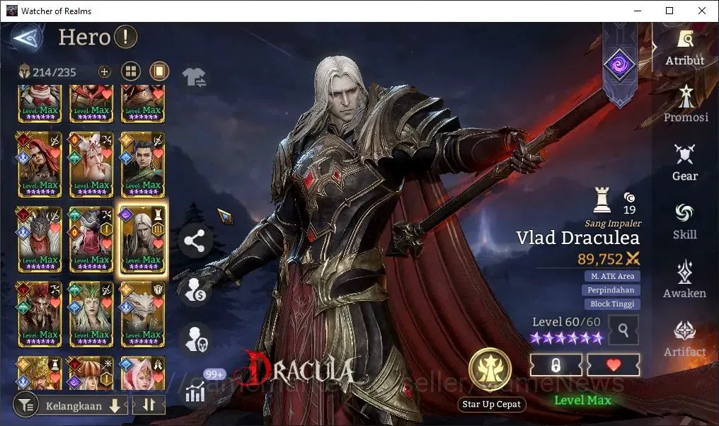 Watcher of Realms Accounts Global 60x|Lv 78|6,2M Power|10 Lord[IgridA3,Prateu image 9