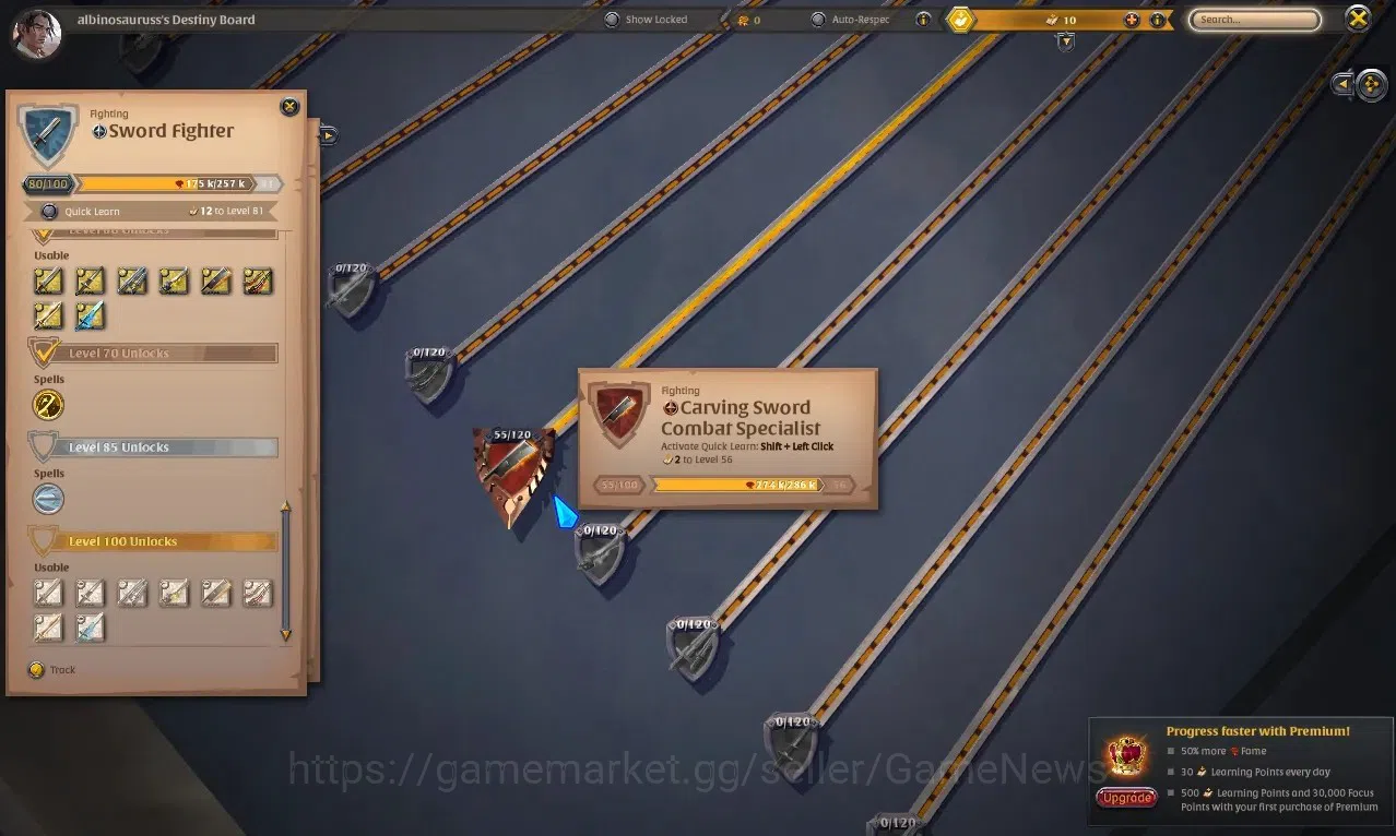Buy Albion Online Accounts - ASIA | 4,26M Total Fame - 8,3M Silver
