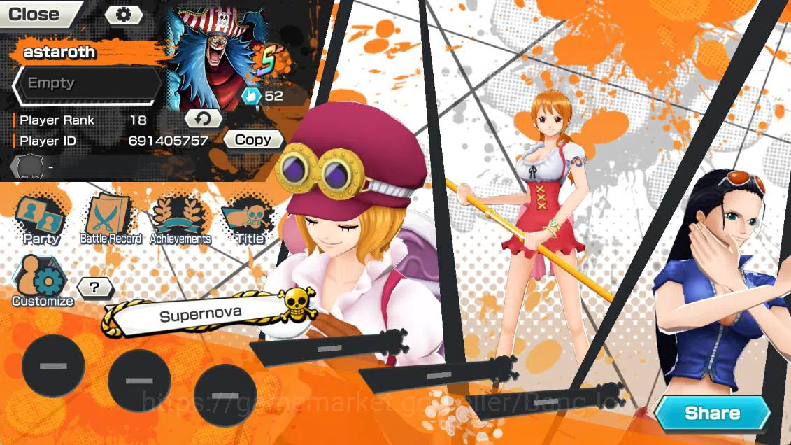 One Piece Bounty Rush Others GLOBAL | EX2 | four eperoro D luffy, Winner island image 1