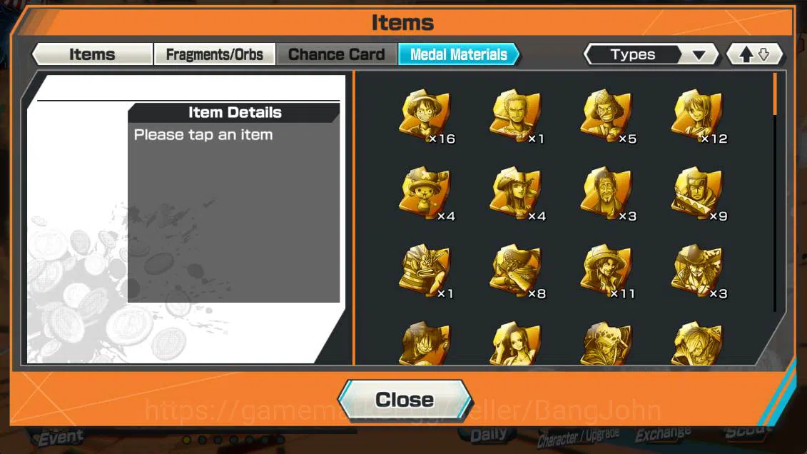 One Piece Bounty Rush Accounts Others GLOBAL | EX2 | four eperoro D luffy, Winner island Law, more detail check SS OPBR256B 8