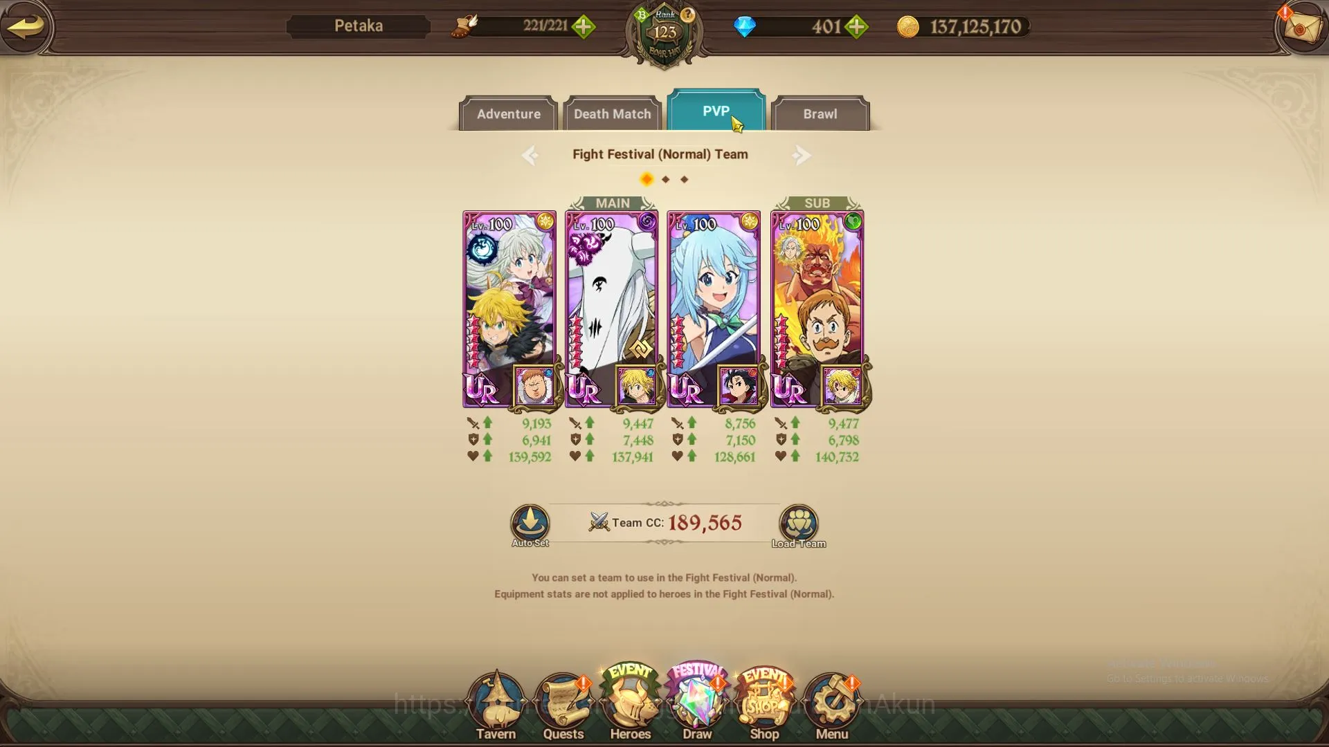 The Seven Deadly Sins: Grand Cross Accounts ASIA|5M CC|4 LR+9 UR+Collab(TOG,Konosuba)+401 Gems image 5