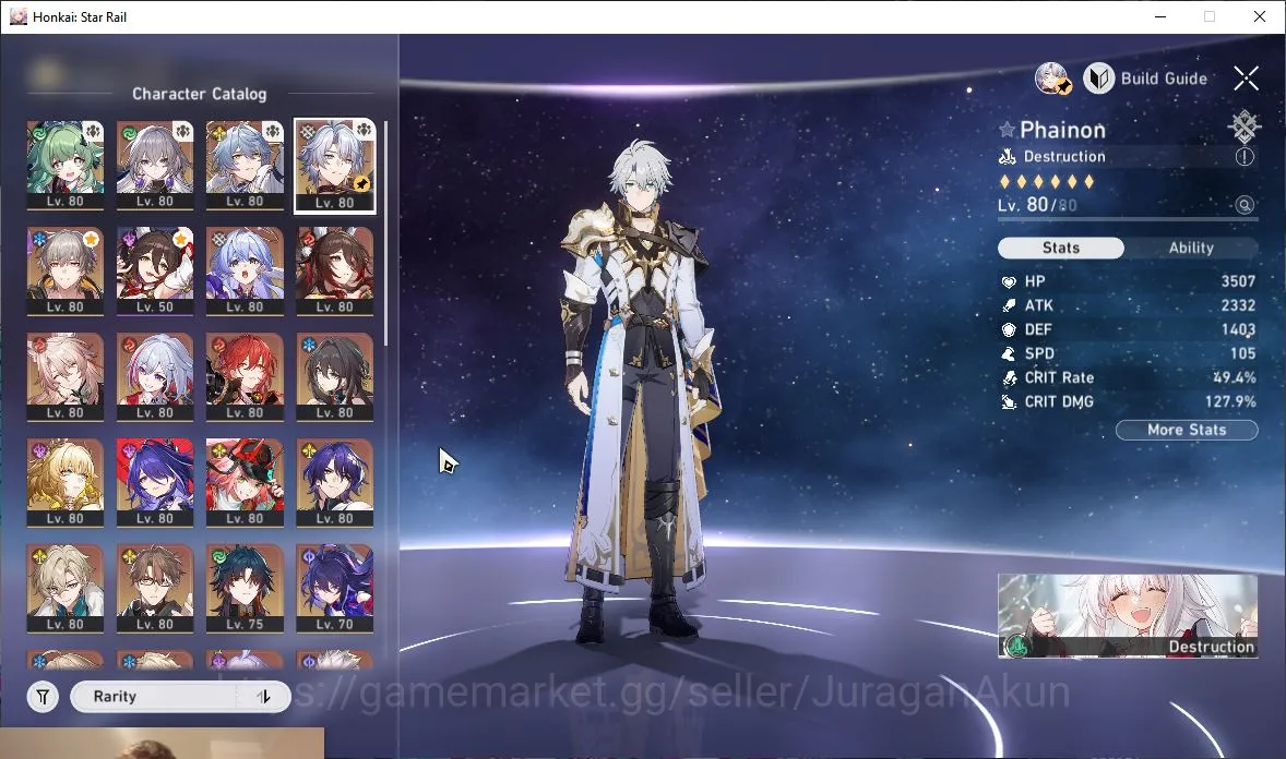 Honkai Star Rail Accounts Asia [TL70] |14 Limited |[Acheron+Sign,Aglaea+Sign image 3