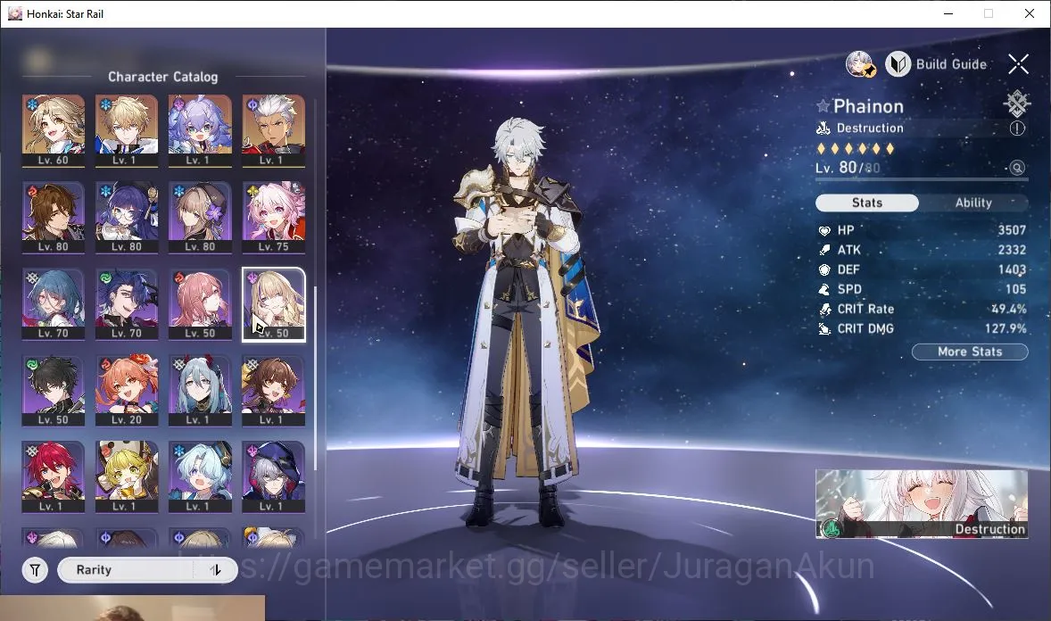 Honkai Star Rail Accounts Asia [TL70] |14 Limited |[Acheron+Sign,Aglaea+Sign image 7