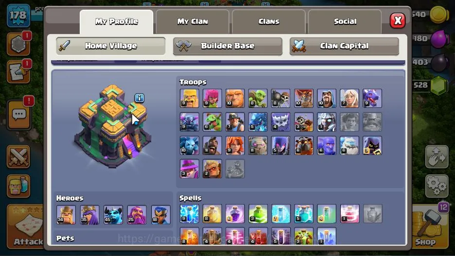 Clash of Clans Accounts TH14 -BH 8|LV 178|Limited Skin|HH 8|BK 34,AQ 35,GW image 2