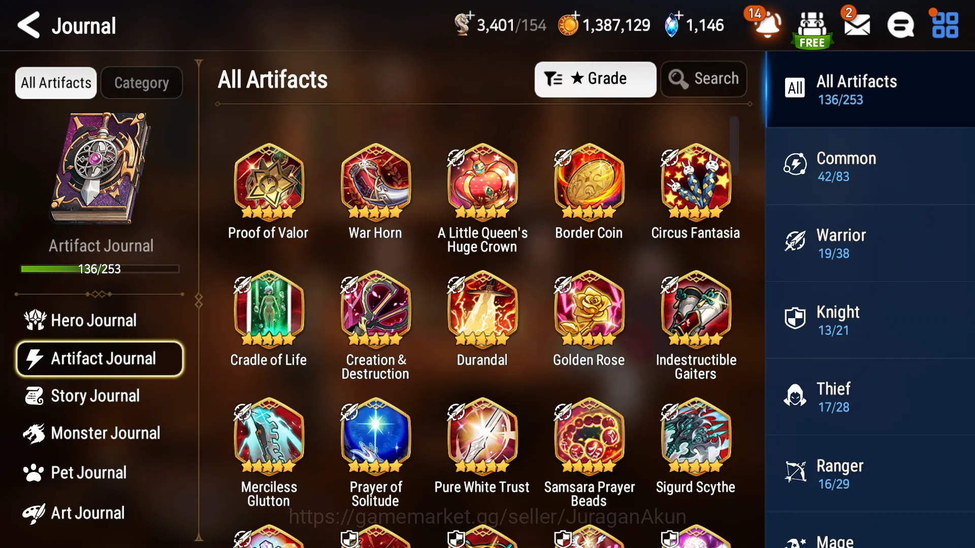 Epic Seven Accounts Mid-Tier Asia verif|ML15(NM Luna,Straze,BM Haste,Etc)&Fenne,Alencia,etc|1,146k SStone|WGBAC Auto 3