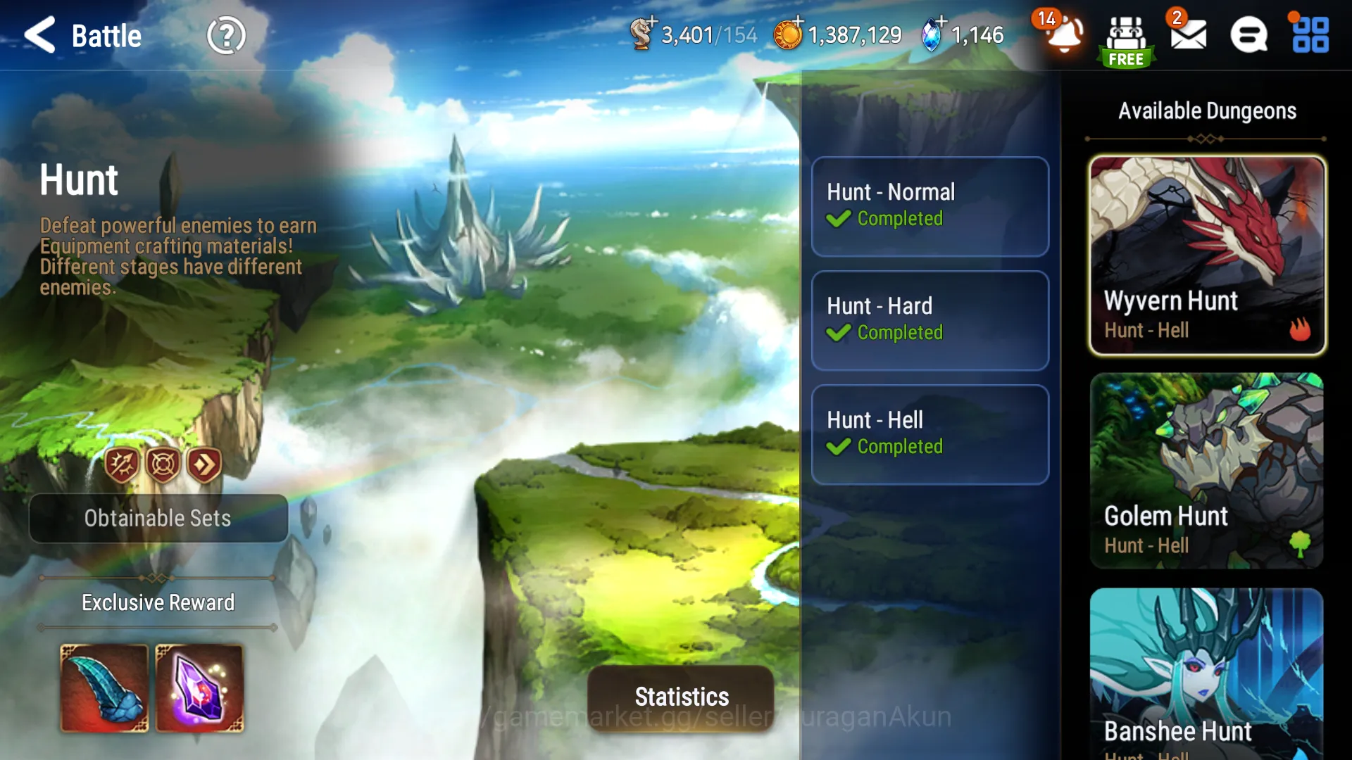 Epic Seven Accounts Mid-Tier Asia verif|ML15(NM Luna,Straze,BM Haste,Etc)&Fenne,Alencia,etc|1,146k SStone|WGBAC Auto 4