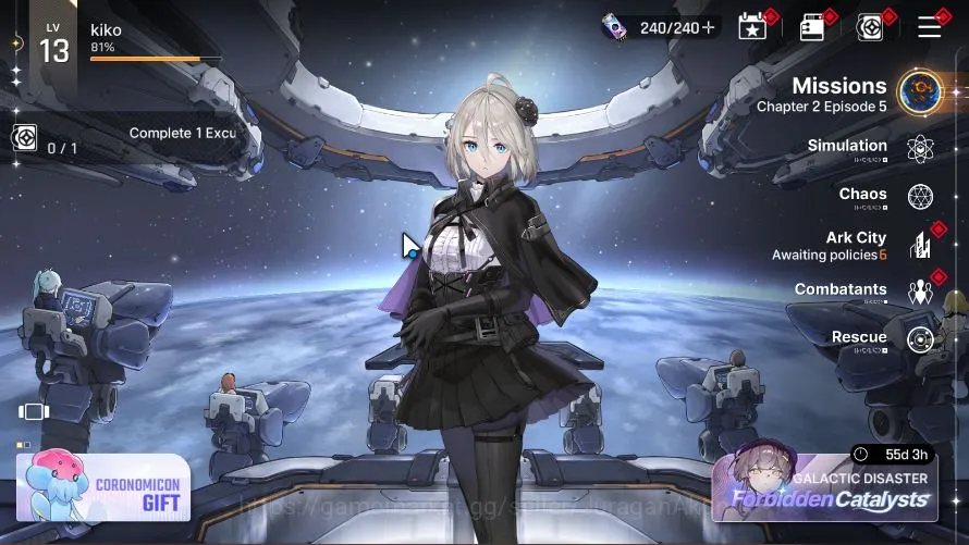 Chaos Zero Nightmare Accounts GLOBAL Lv13|4 SSR(Veronica Hugo Luke Kayron)8SR(BerylM3,MikaM1,Etc)8SR Partner(CZN1073)