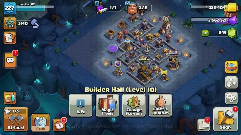 Clash of Clans Accounts Global | TH 17-BH 10 | LVL 227|HH 11|AQ 93 ,MP 64 image 20