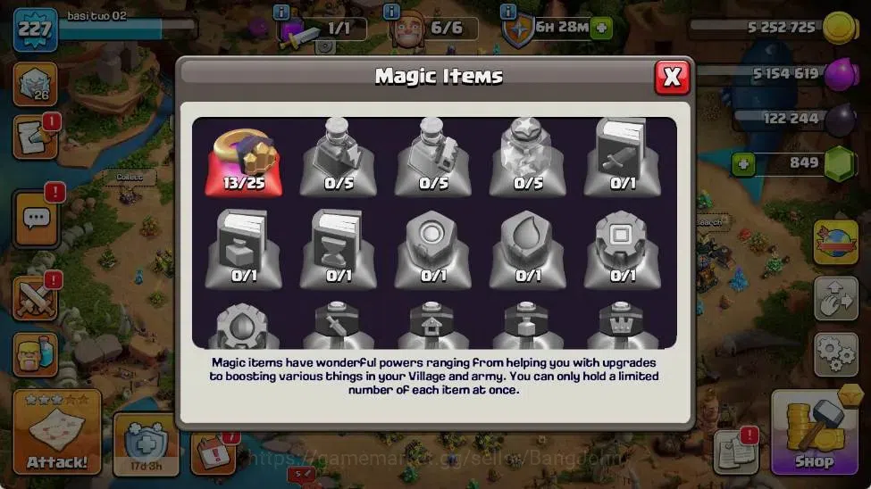 Clash of Clans Accounts Global | TH 17-BH 10 | LVL 227|HH 11|AQ 93 ,MP 64 image 4
