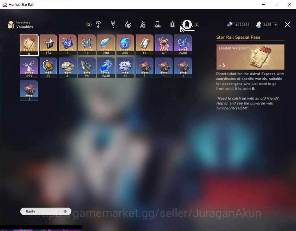 Honkai Star Rail Accounts ASIA |TL 60|4 Limited |Anaxa E2+Sign,Dante E1+Sign image 6