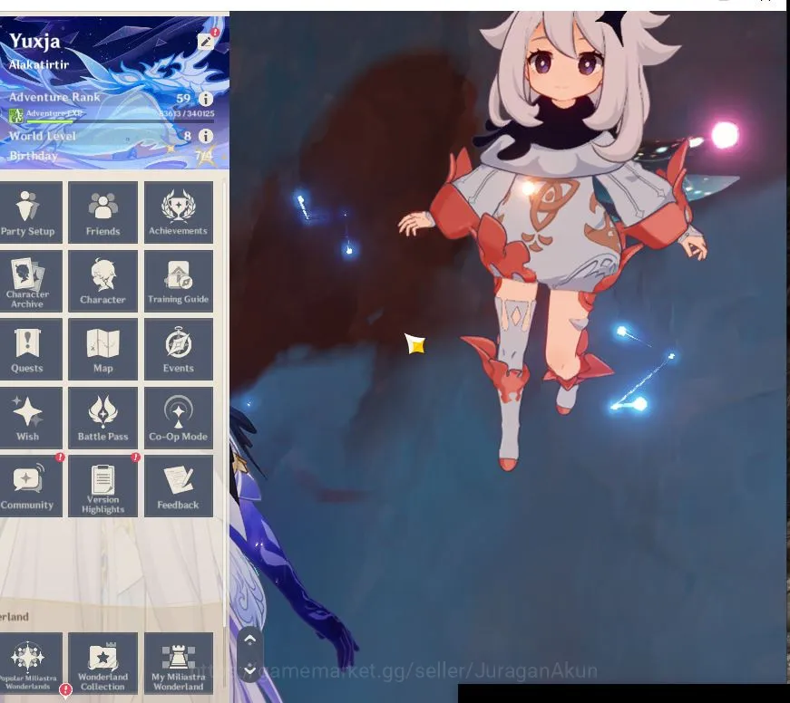 Genshin Impact Mid Game ASIA|AR 59|15 Limit+ 6[5 Star Weapon]|IF 166,Shenh image 1