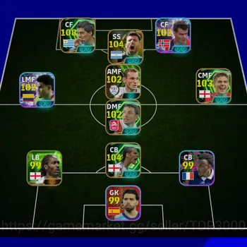 eFootball Accounts Mid-Tier 3166 Strength | Epic Suarez 108 | Showtime Messi, Luis Diaz, Sorloth