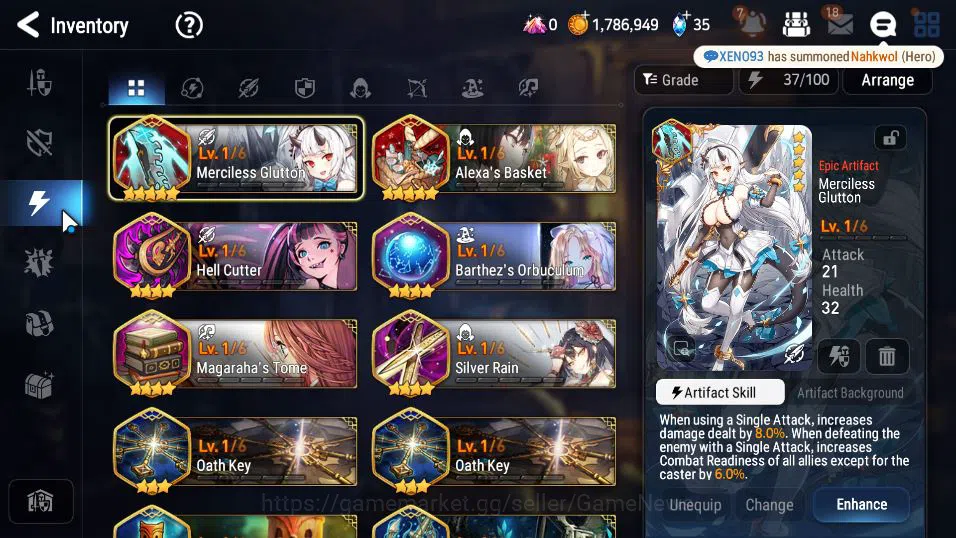 Epic Seven Accounts GLOBAL Unverif|New Era|2 ML (Har setti,Blood Moon image 10