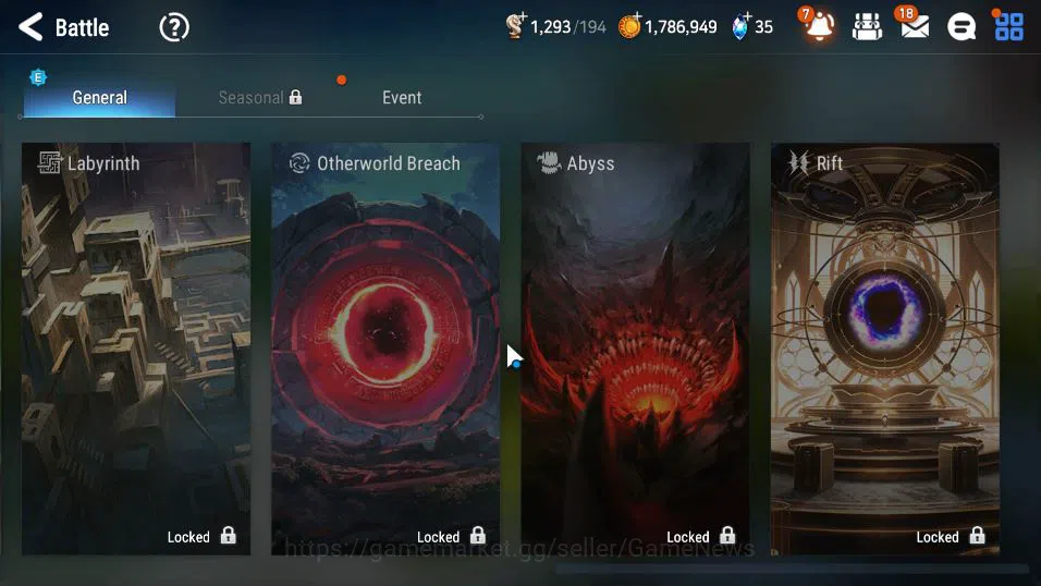 Epic Seven Accounts GLOBAL Unverif|New Era|2 ML (Har setti,Blood Moon image 5