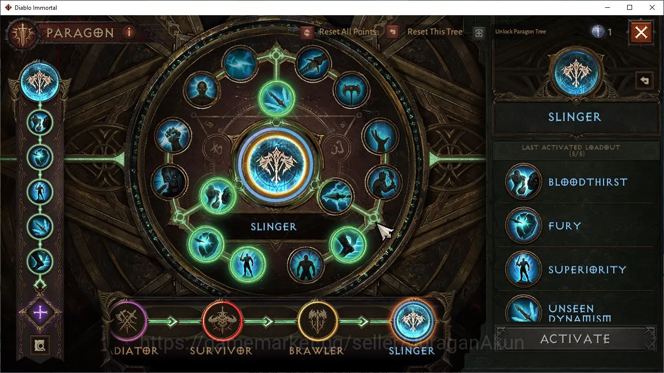 Diablo Immortal Accounts Mid-Tier SEA-IZUAL can moveserver|Lv 60(305)Crussader26K CR|Reso 510| Hell3 Paragonharbinger 6