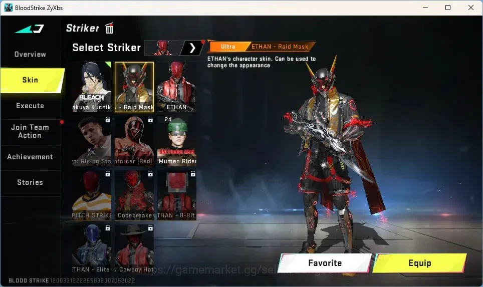 Blood Strike Accounts ASIA | 1 TR: MCX|1 BLEACH Striker|1 ULTRA Gun|2 UL image 11