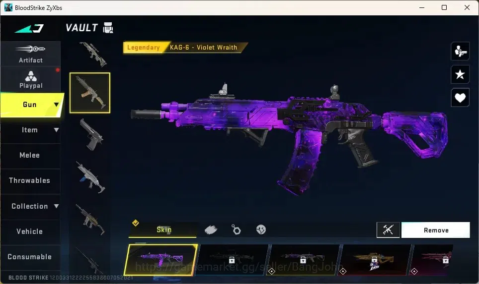 Blood Strike Accounts ASIA | 1 TR: MCX|1 BLEACH Striker|1 ULTRA Gun|2 UL image 3