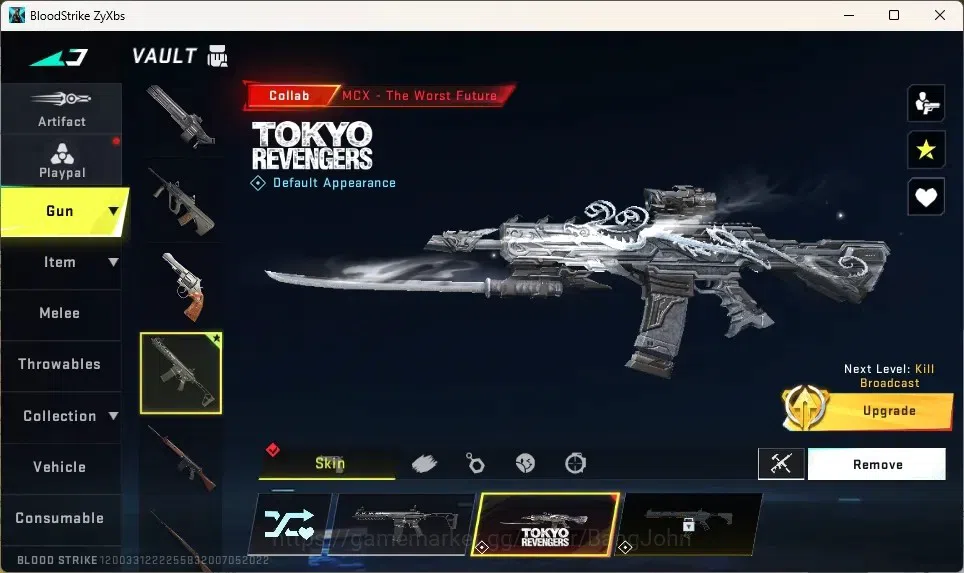 Blood Strike Accounts ASIA | 1 TR: MCX|1 BLEACH Striker|1 ULTRA Gun|2 UL image 8