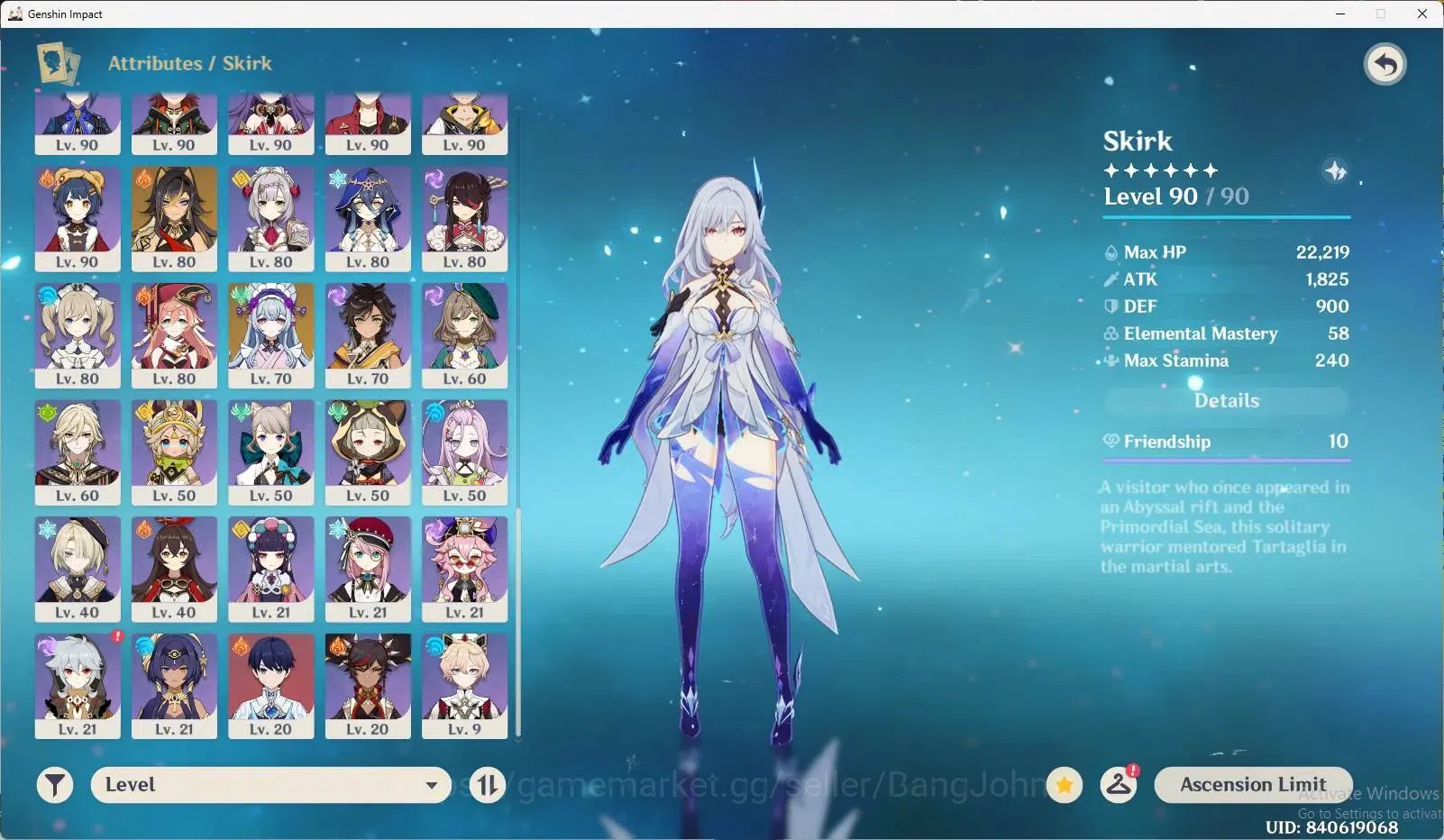 Genshin Impact Accounts ASIA|AR 60|19Limit+6Sign(Yae Miko,Neuvillette,Arle image 3