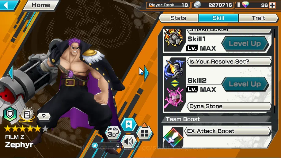 One Piece Bounty Rush Accounts Global | 10EX | Rank 18| Yamato, Roronoa Zoro, Th image 12