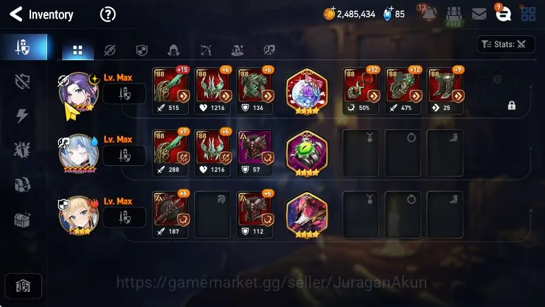 Epic Seven Accounts Global Unverif|Fresh Starter|ML LastRiderKrau,DJBa image 5