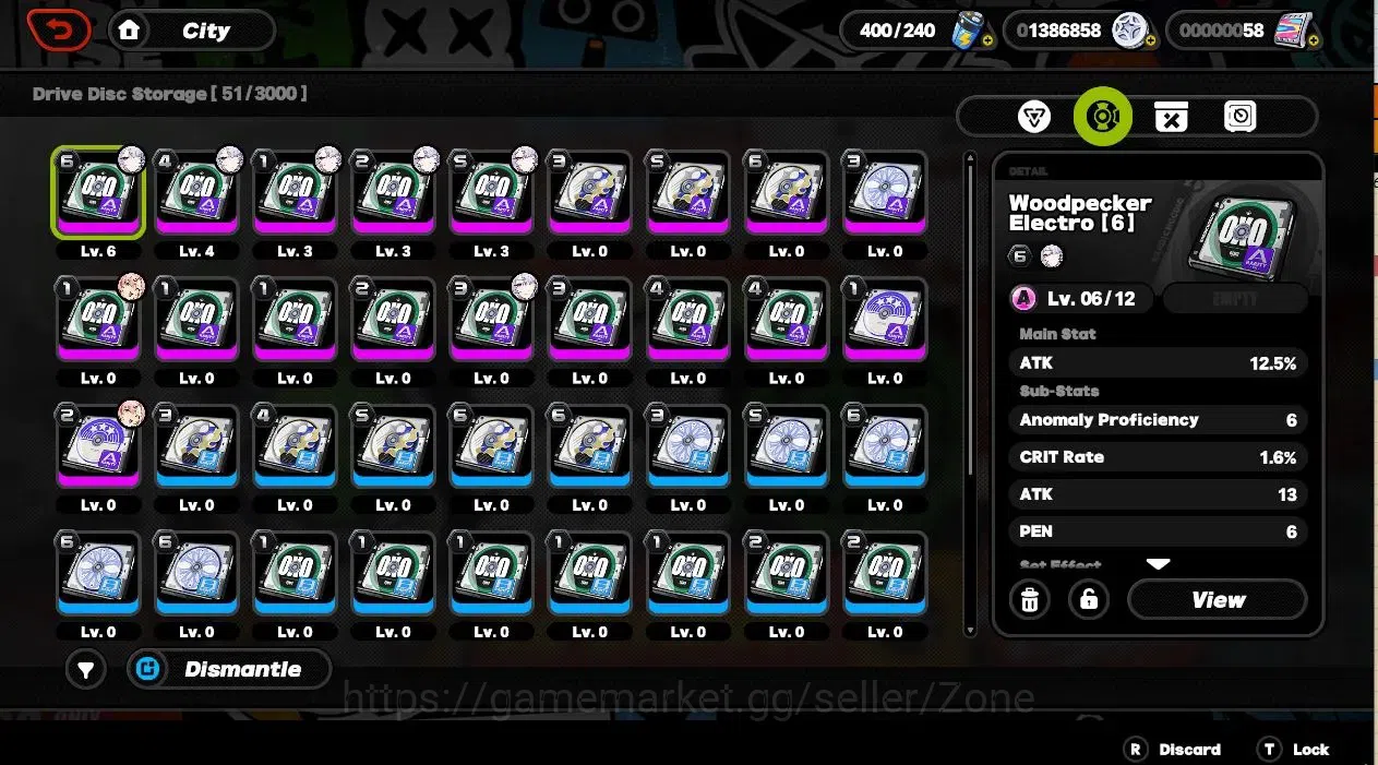 Zenless Zone Zero Accounts Mid-Game ASIA|L32 Proxy|L30 Velina, L30 Corin, L30 Nicole|4x 5* W-Engines, 1x 6* Drive 3