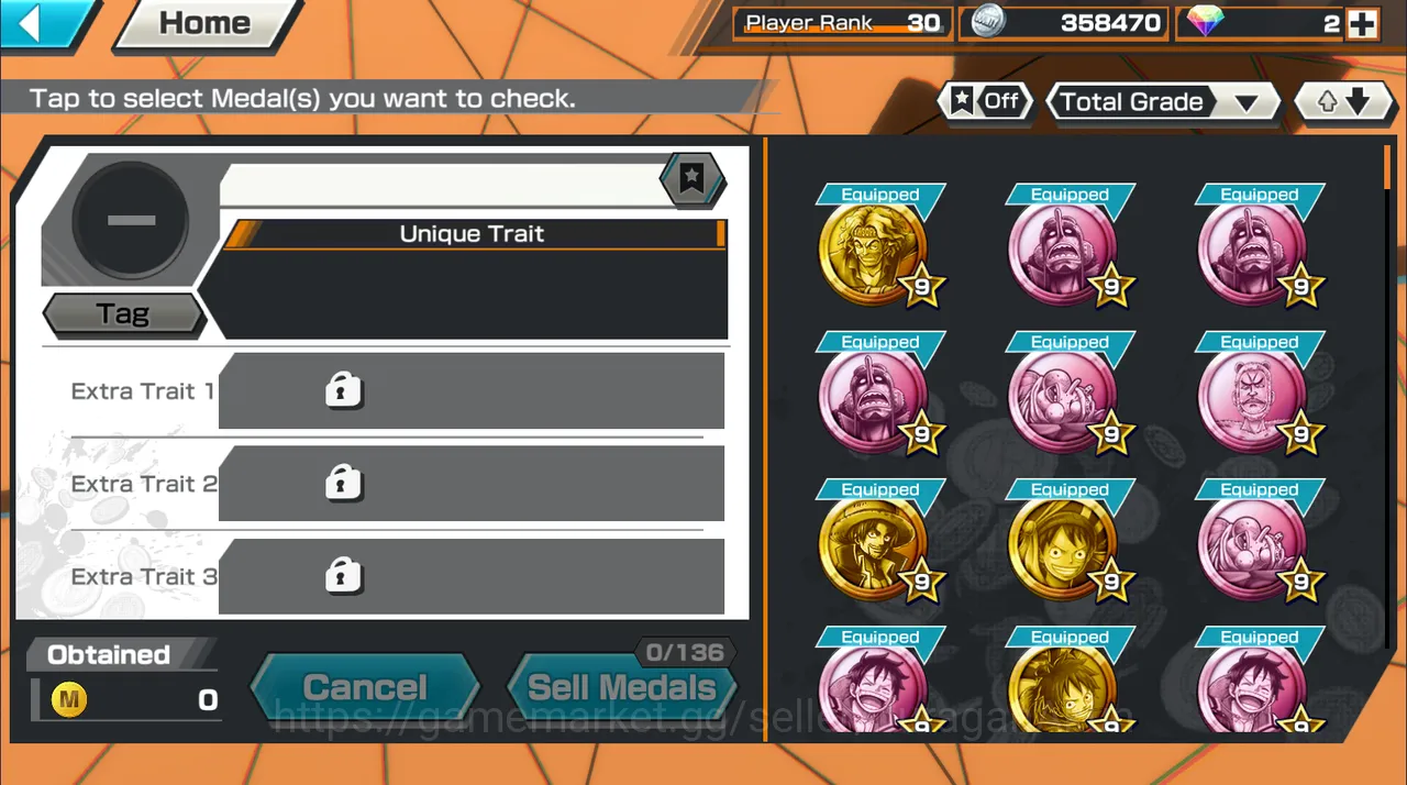 One Piece Bounty Rush Accounts Ex G5 Luffy, Ex Edward Newgate, Ex Rayleigh, Ex Ro image 3